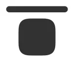 Align Top SVG Icon